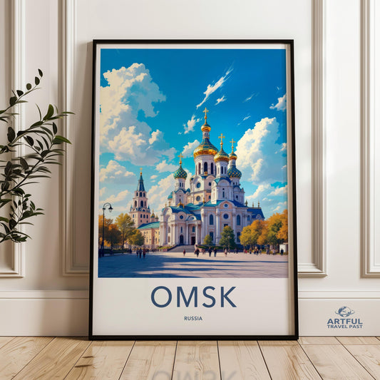 Omsk Poster - Russia Wall Art