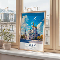 Omsk Poster - Russia Wall Art