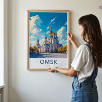 Omsk Poster - Russia Wall Art