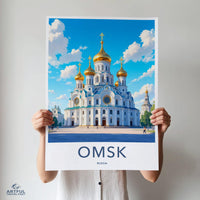 Omsk Poster - Russia Wall Art