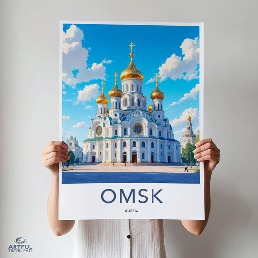 Omsk Poster - Russia Wall Art