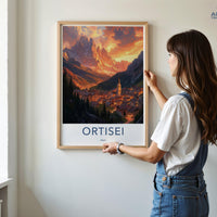 Ortisei Poster - Italy Wall Art