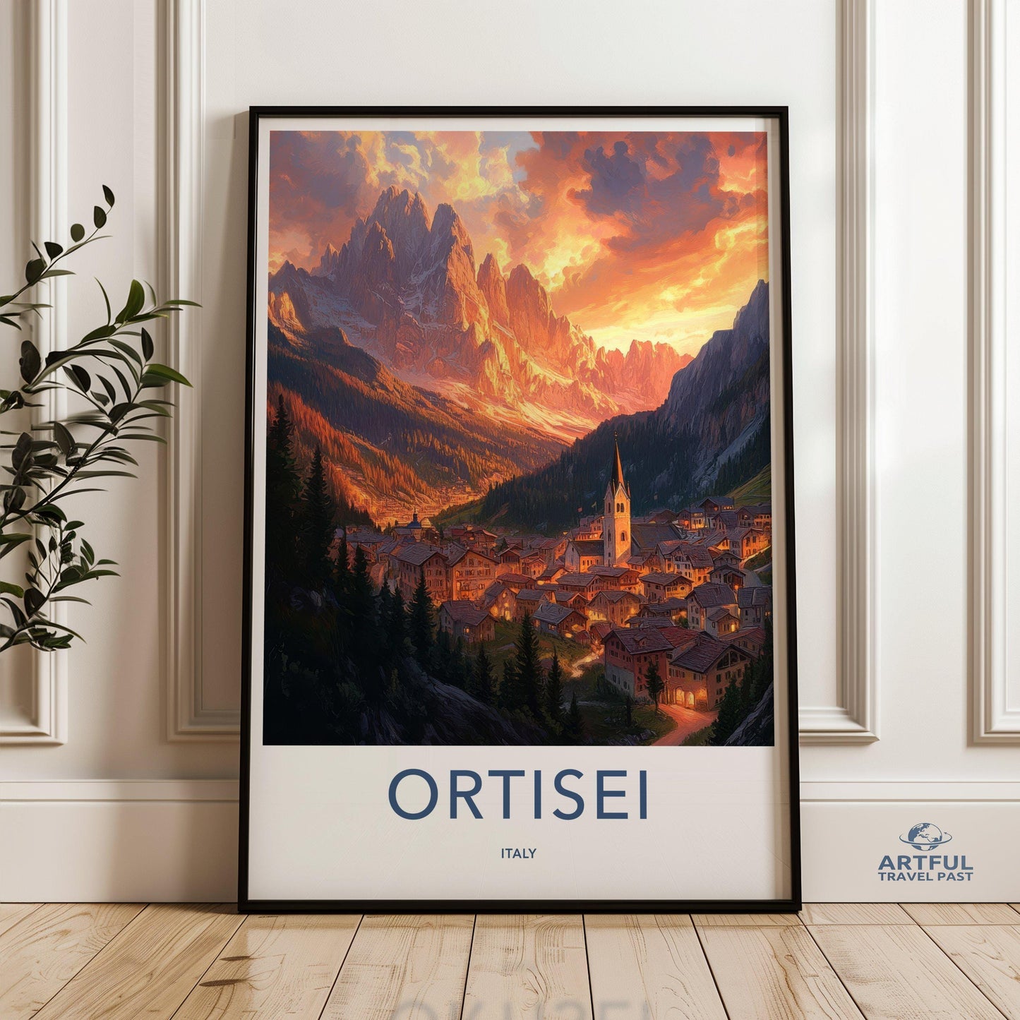 Ortisei Poster - Italy Wall Art