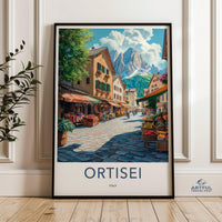 Ortisei Poster - Italy Wall Art