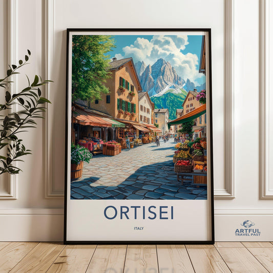 Ortisei Poster - Italy Wall Art