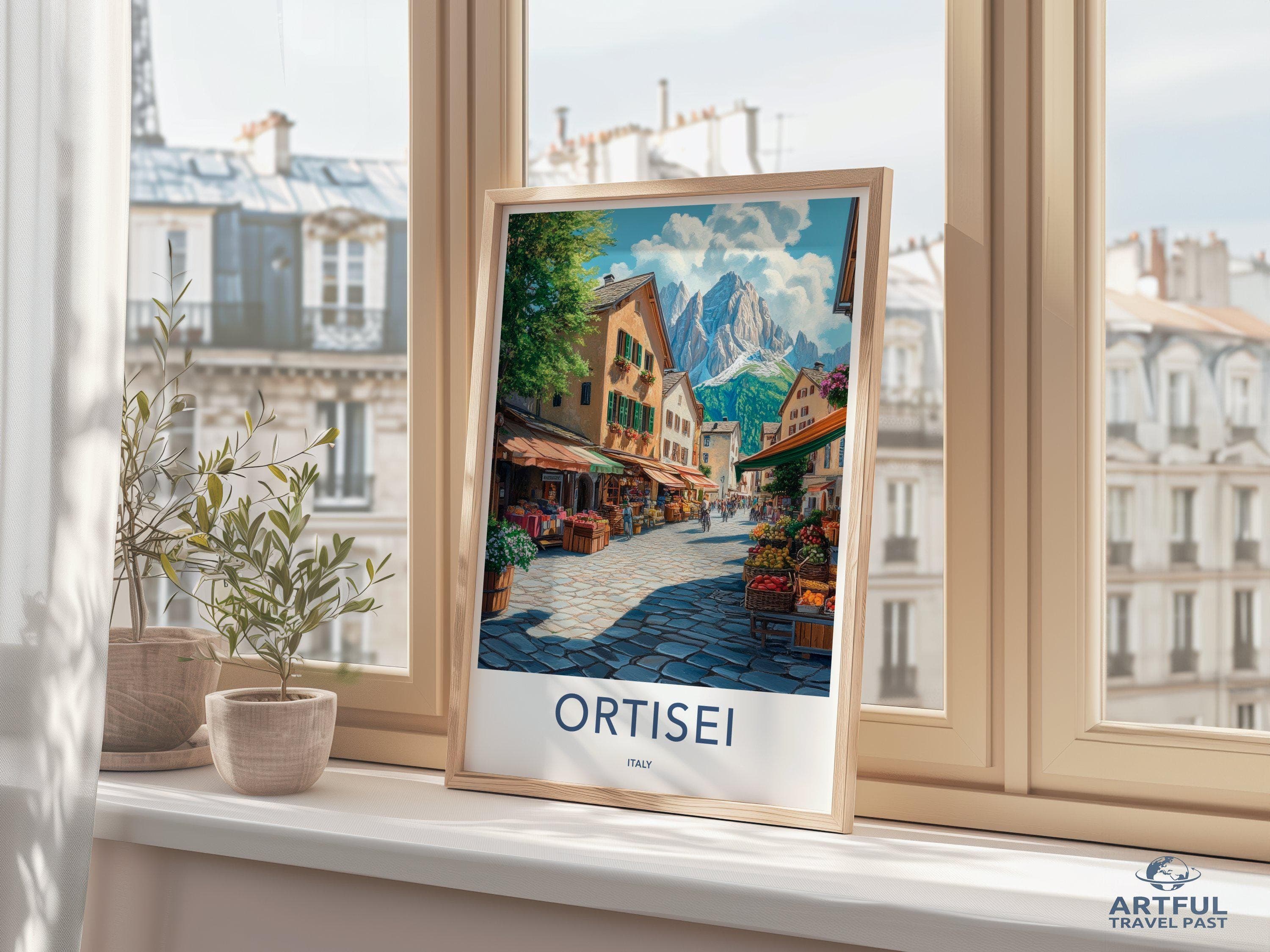 Ortisei Poster - Italy Wall Art