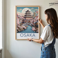 Osaka Japan Poster