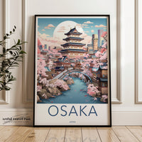 Osaka Japan Poster