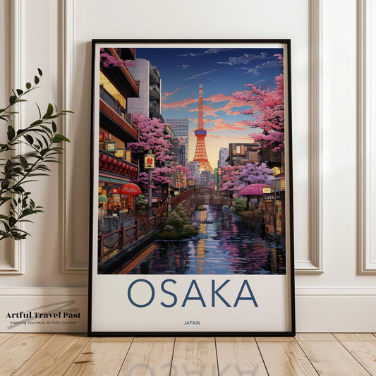Osaka Japan Poster