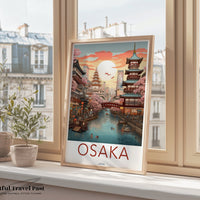 Osaka Poster - Japan Wall Art