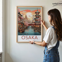Osaka Poster - Japan Wall Art