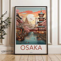 Osaka Poster - Japan Wall Art