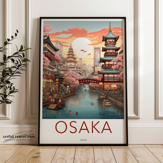 Osaka Poster - Japan Wall Art
