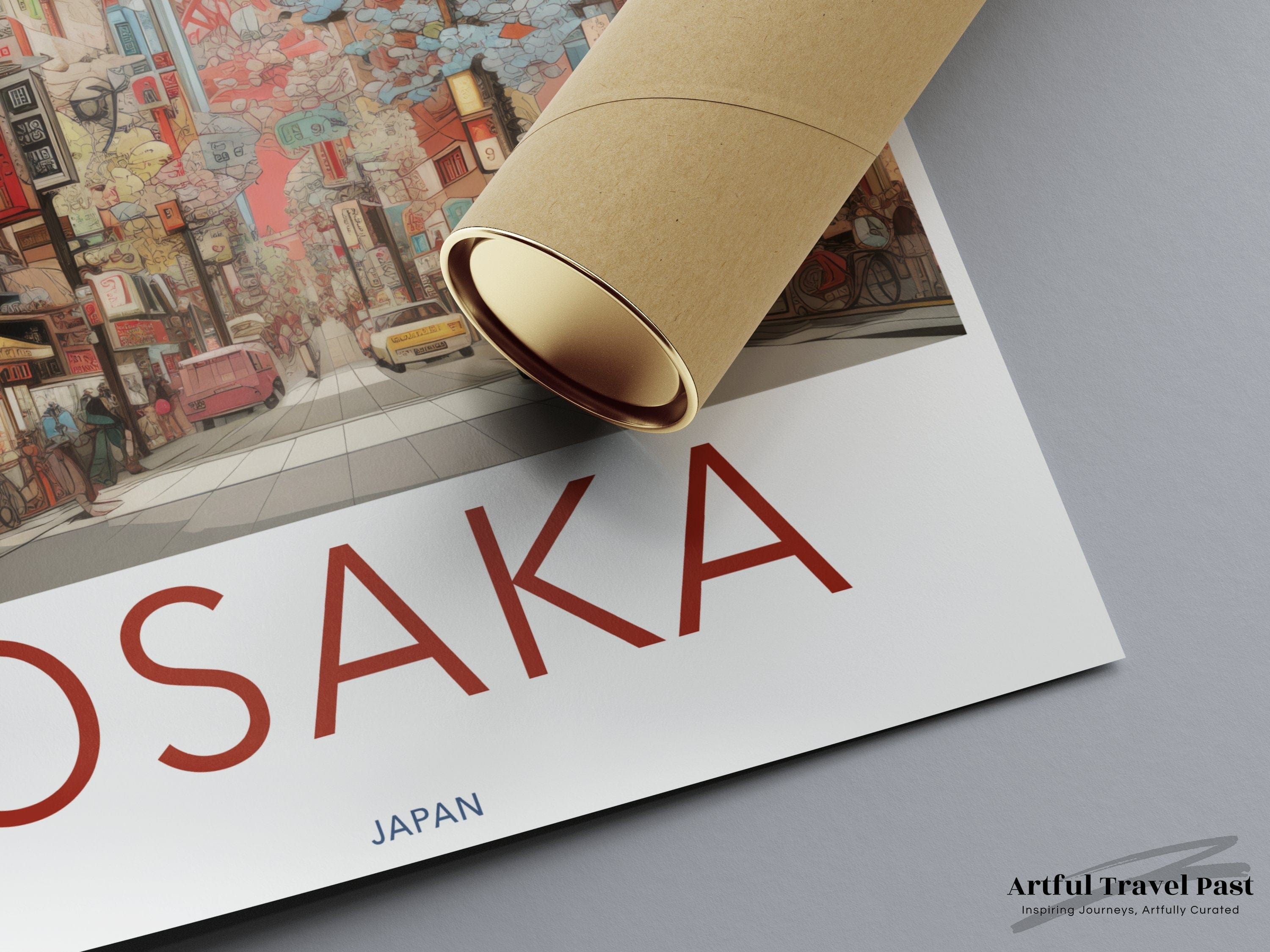 Osaka Poster - Japan Wall Art