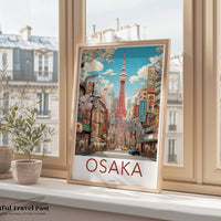 Osaka Poster - Japan Wall Art