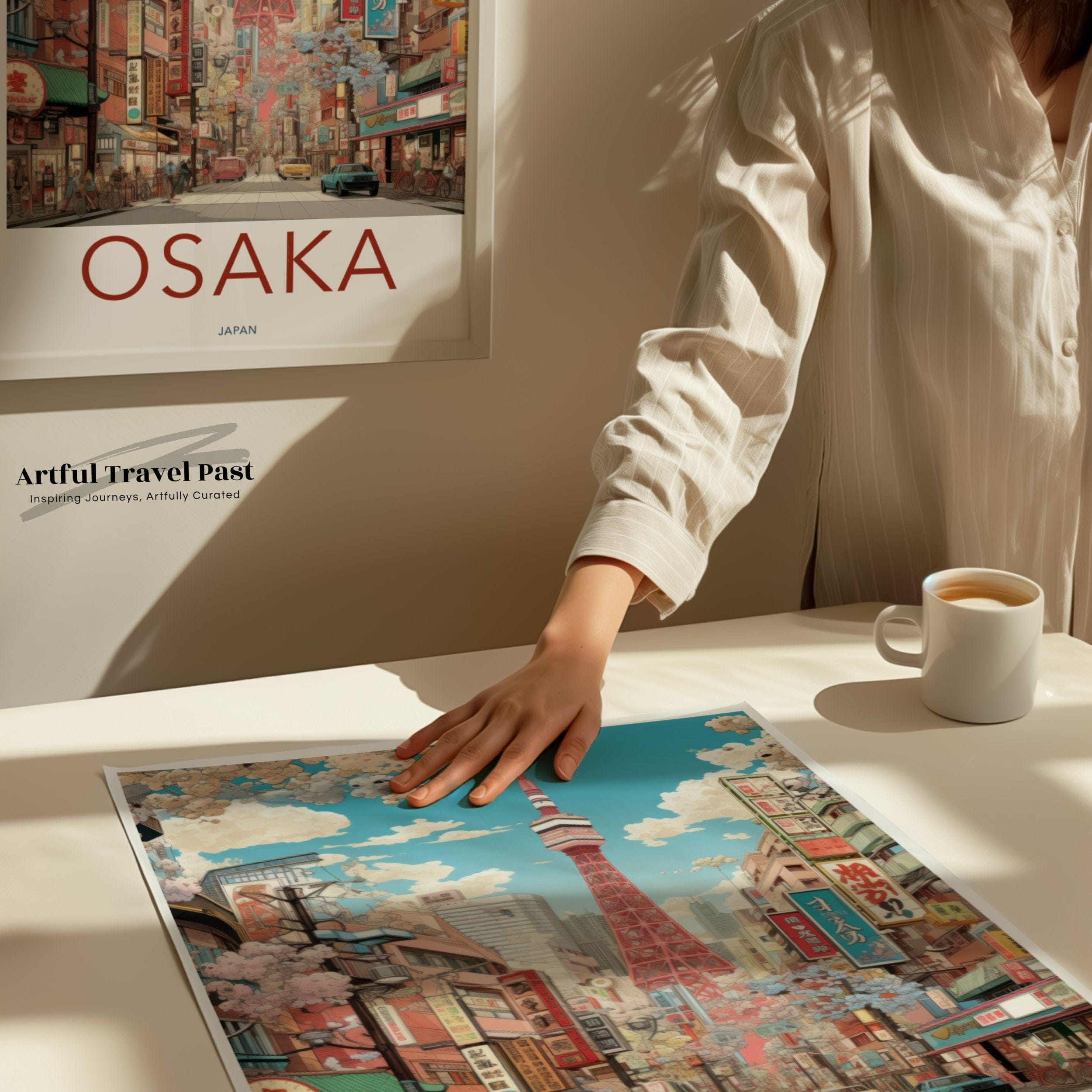 Osaka Poster - Japan Wall Art