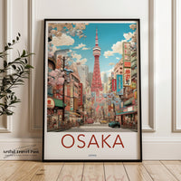 Osaka Poster - Japan Wall Art