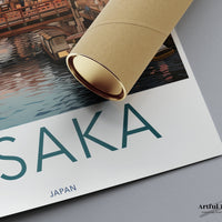Osaka Poster | Japan Wall Art | Asia Decor