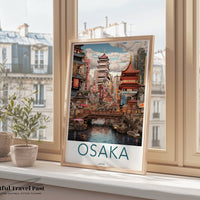 Osaka Poster | Japan Wall Art | Asia Decor