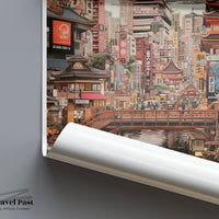 Osaka Poster | Japan Wall Art | Asia Decor