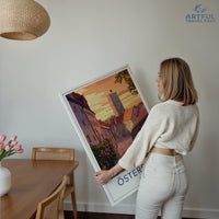 Östersund Poster | Sweden Wall Art | Scandinavia Decor