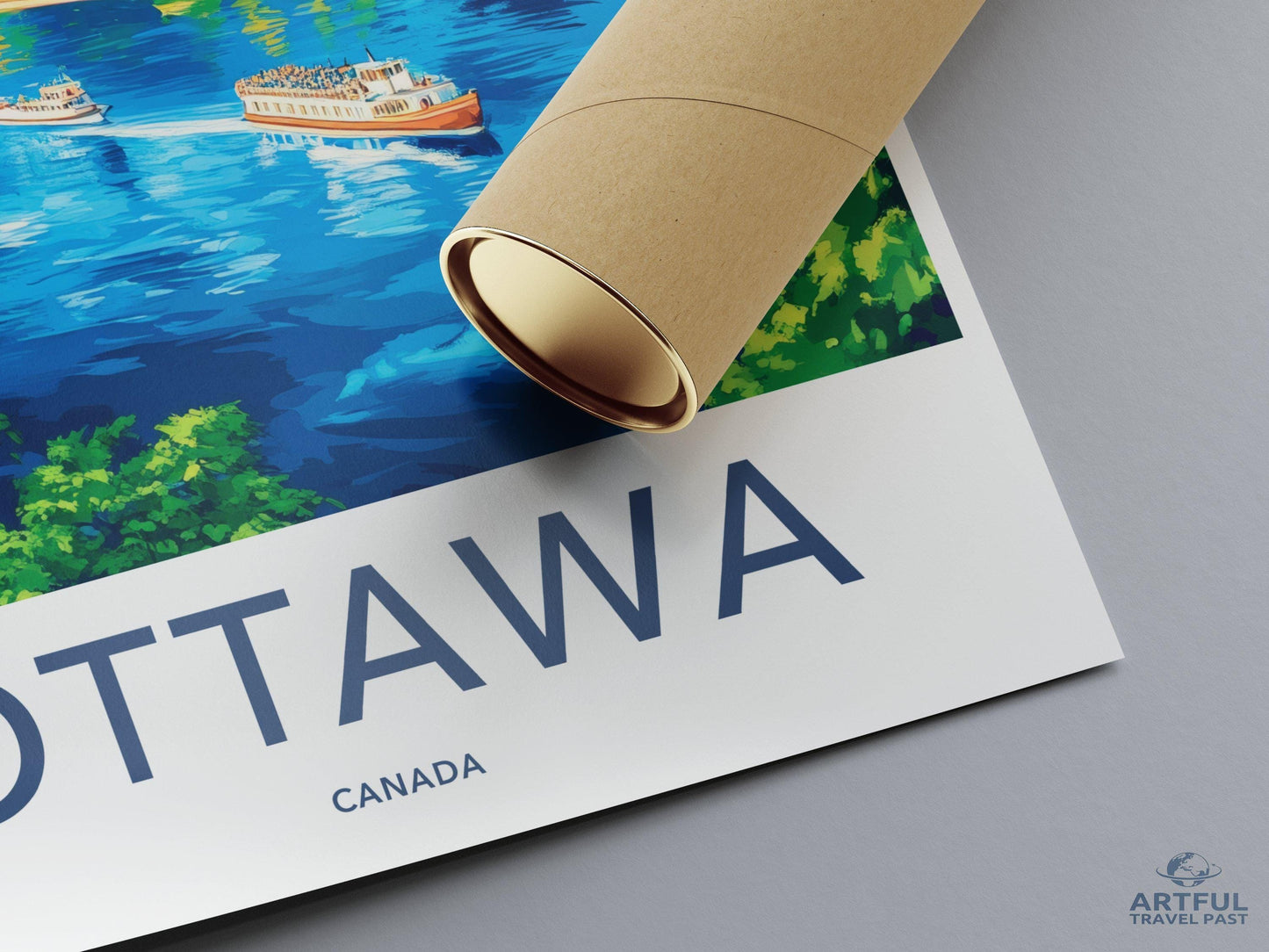 Ottawa Poster | Canada Wall Art | North America Decor