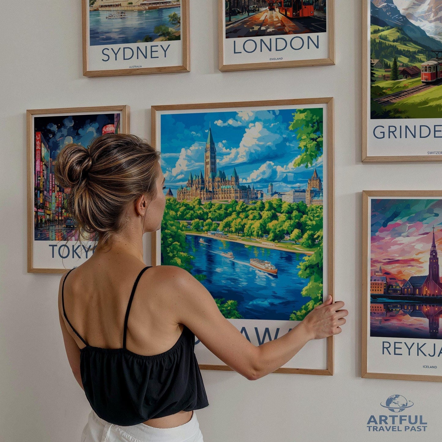 Ottawa Poster | Canada Wall Art | North America Decor