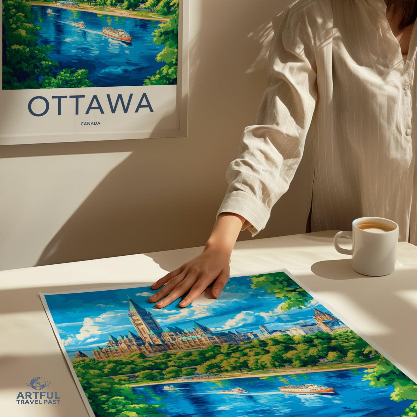 Ottawa Poster | Canada Wall Art | North America Decor