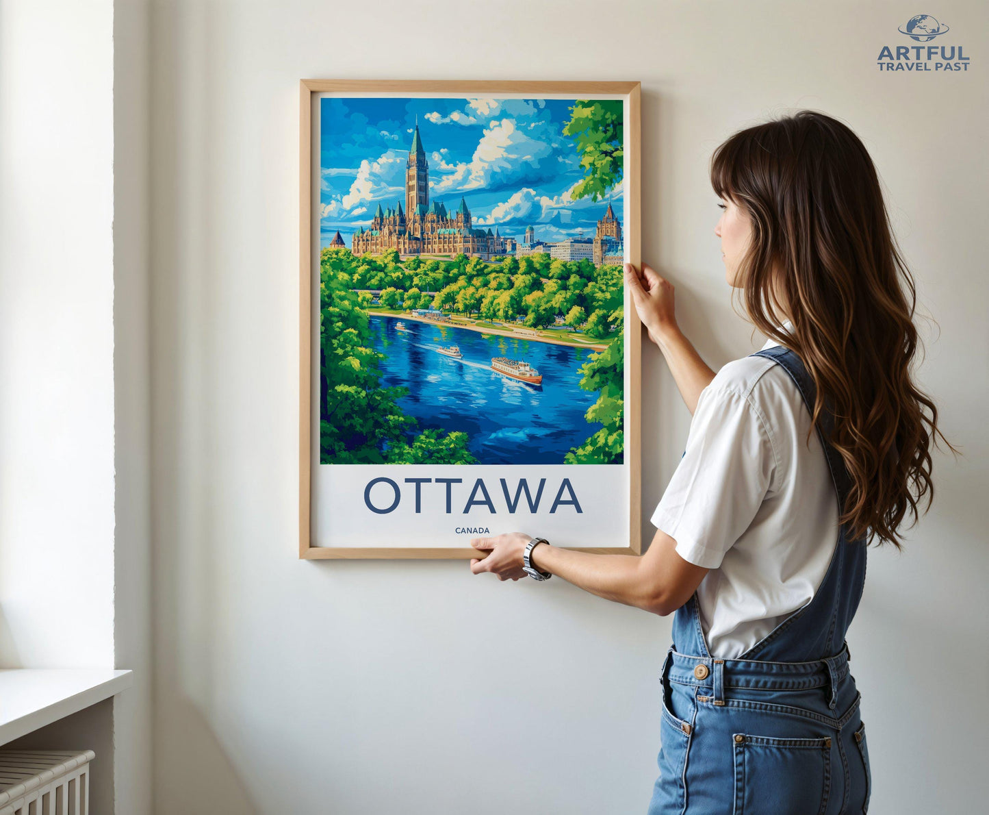 Ottawa Poster | Canada Wall Art | North America Decor
