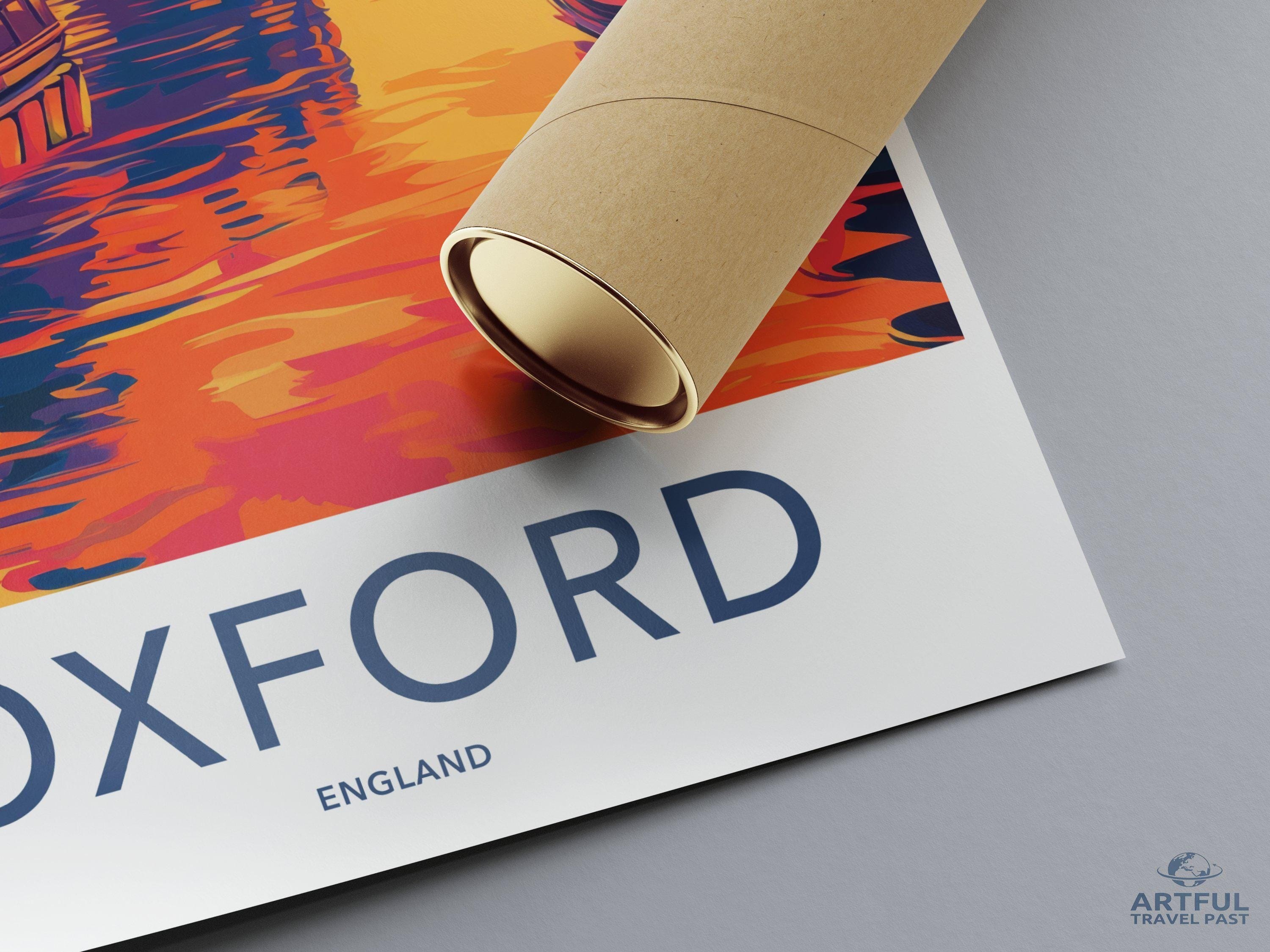 Oxford Poster - England Wall Art