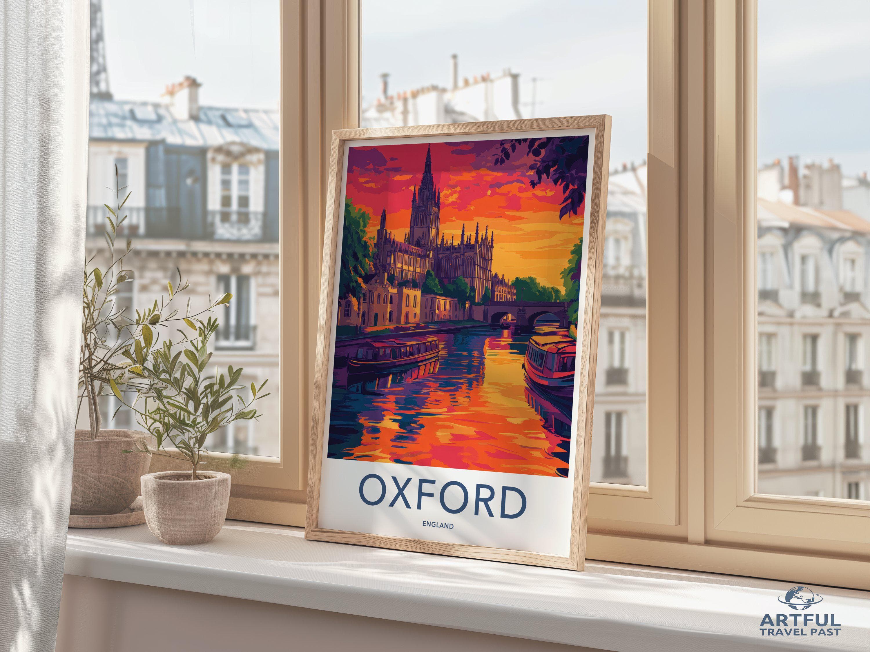 Oxford Poster - England Wall Art