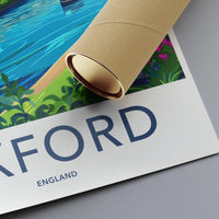 Oxford Poster | England Wall Art | UK Decor