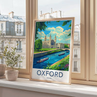 Oxford Poster | England Wall Art | UK Decor