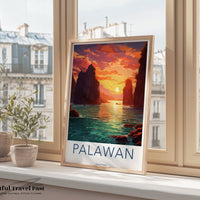 Palawan Poster | Philippines Wall Art | Asia Decor