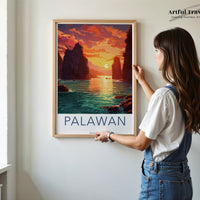 Palawan Poster | Philippines Wall Art | Asia Decor