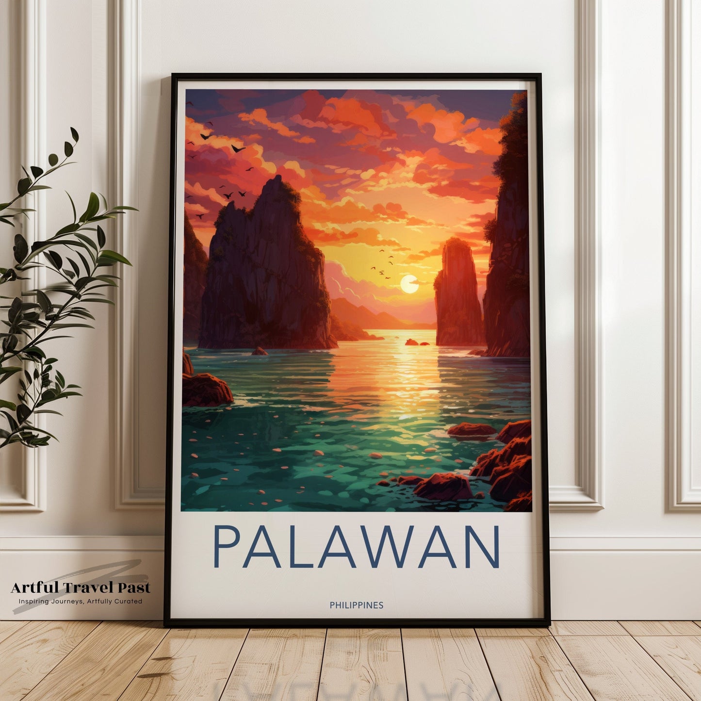 Palawan Poster | Philippines Wall Art | Asia Decor