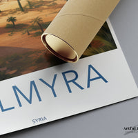Palmyra Poster | Syria Wall Art | Middle East Decor