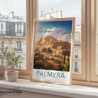 Palmyra Poster | Syria Wall Art | Middle East Decor