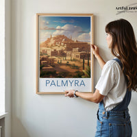 Palmyra Poster | Syria Wall Art | Middle East Decor