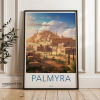Palmyra Poster | Syria Wall Art | Middle East Decor
