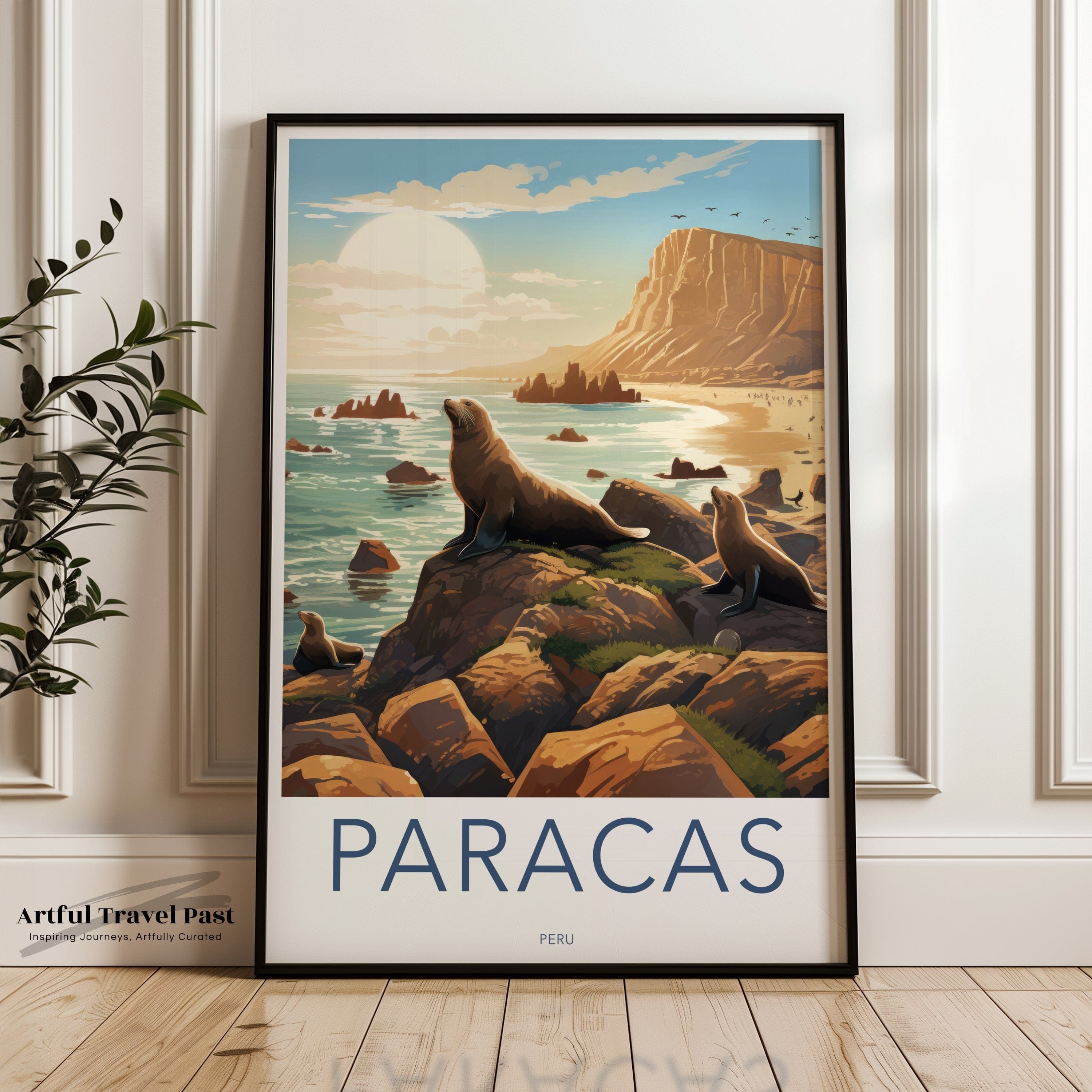 Paracas Poster - Peru Wall Art