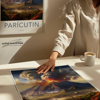 Parícutin Poster - Mexico Wall Art