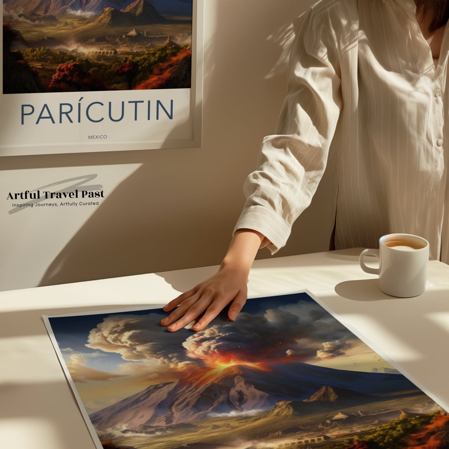 Parícutin Poster - Mexico Wall Art