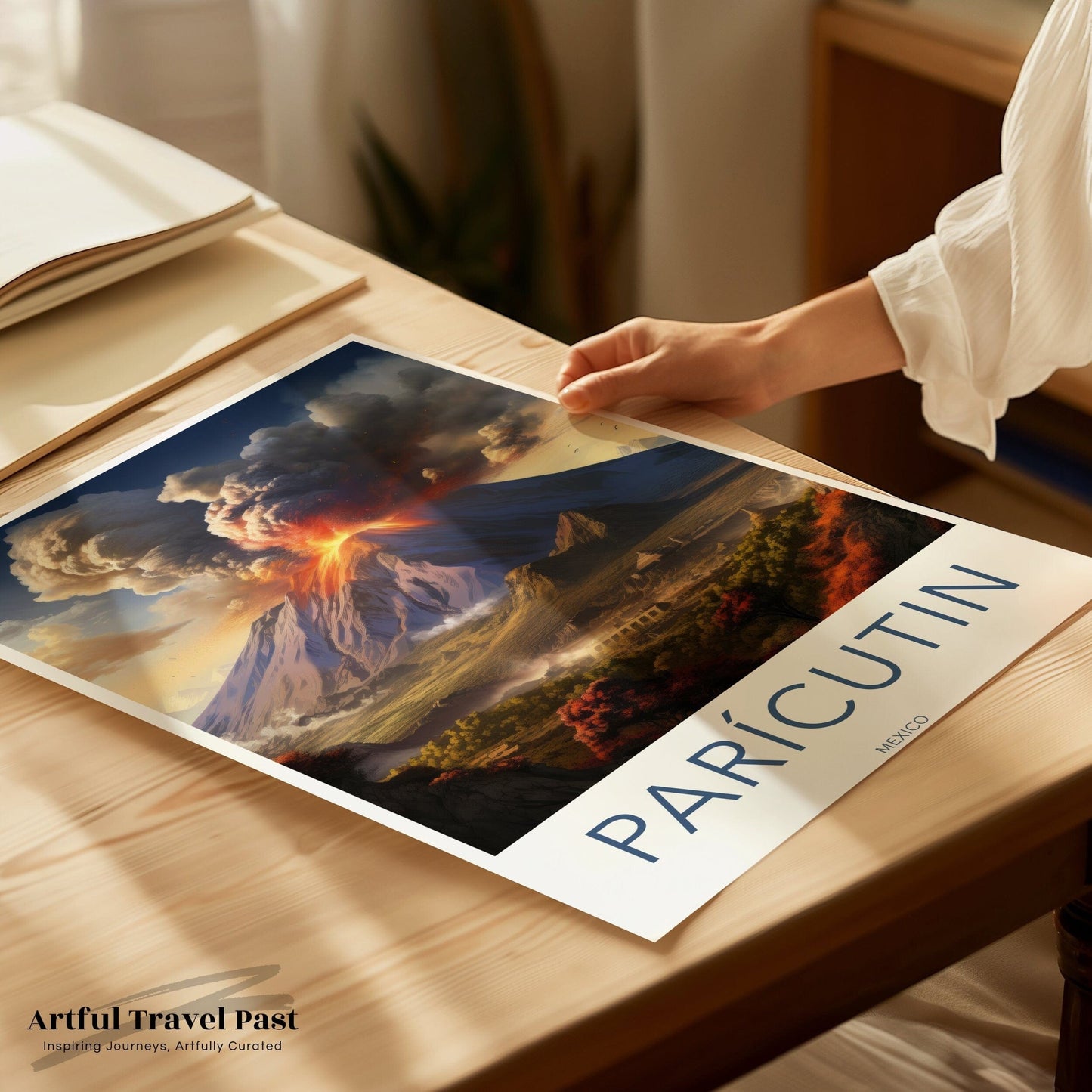 Parícutin Poster - Mexico Wall Art