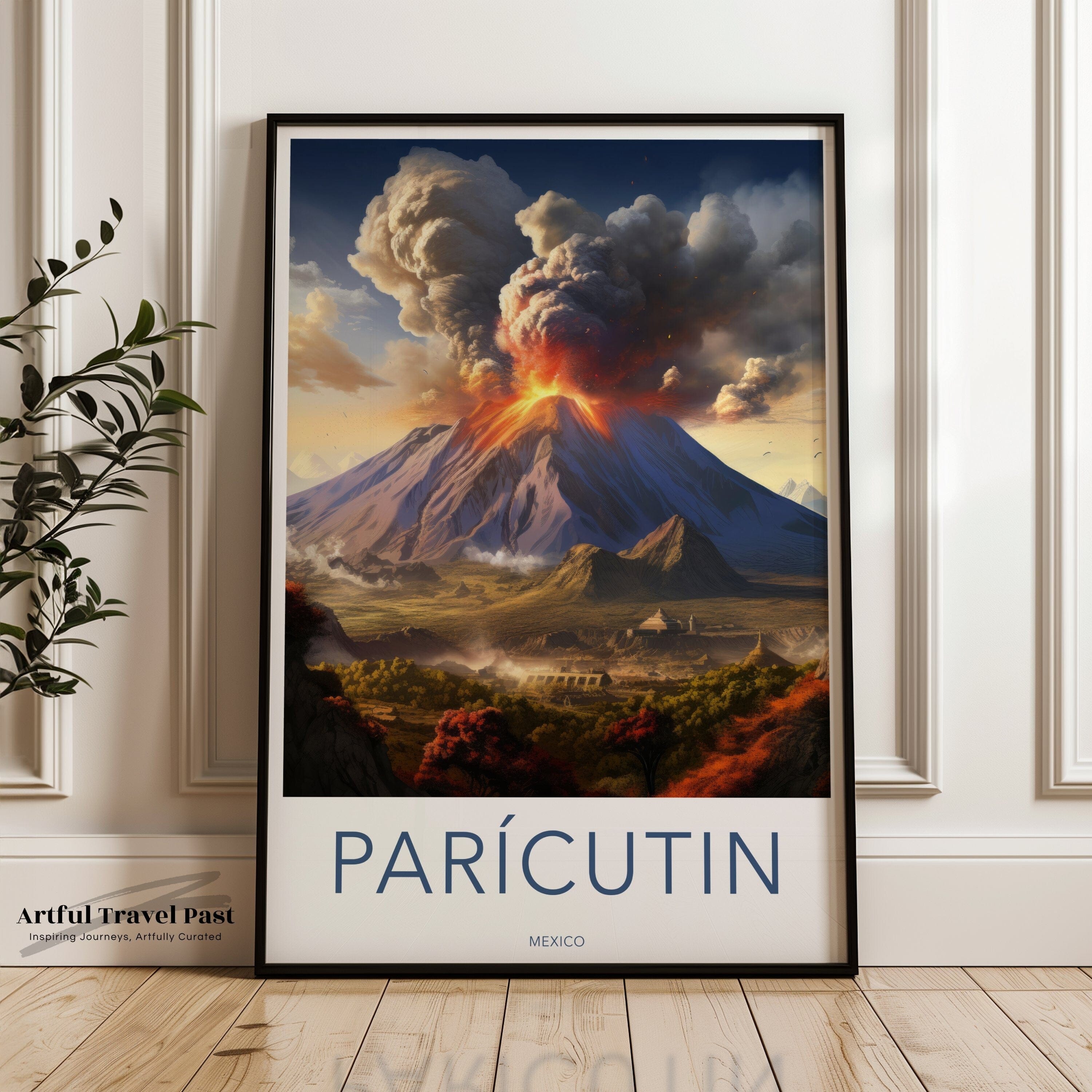 Parícutin Poster - Mexico Wall Art