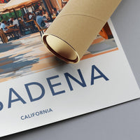 Pasadena Poster - California Wall Art