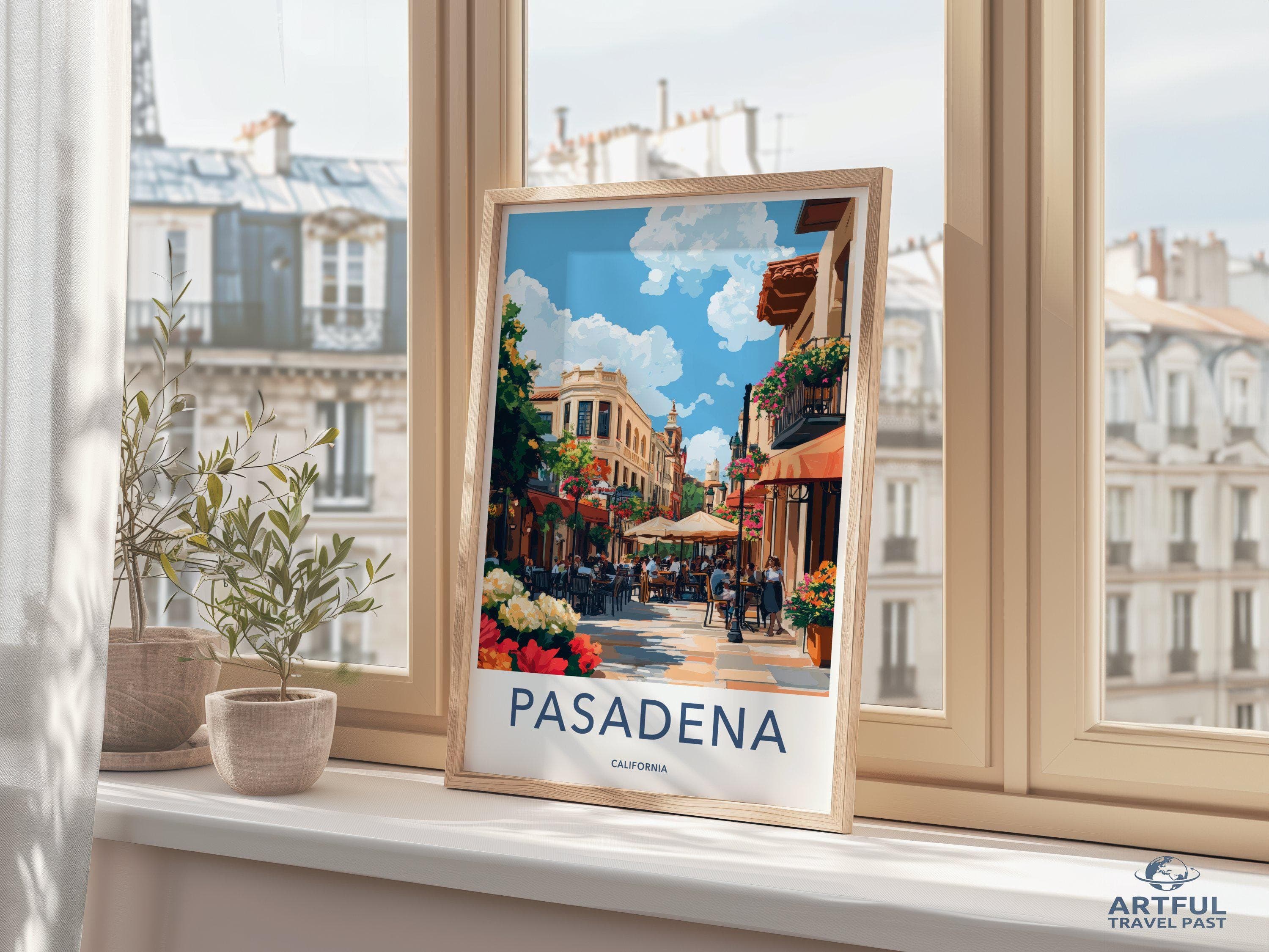 Pasadena Poster - California Wall Art
