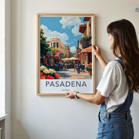 Pasadena Poster - California Wall Art