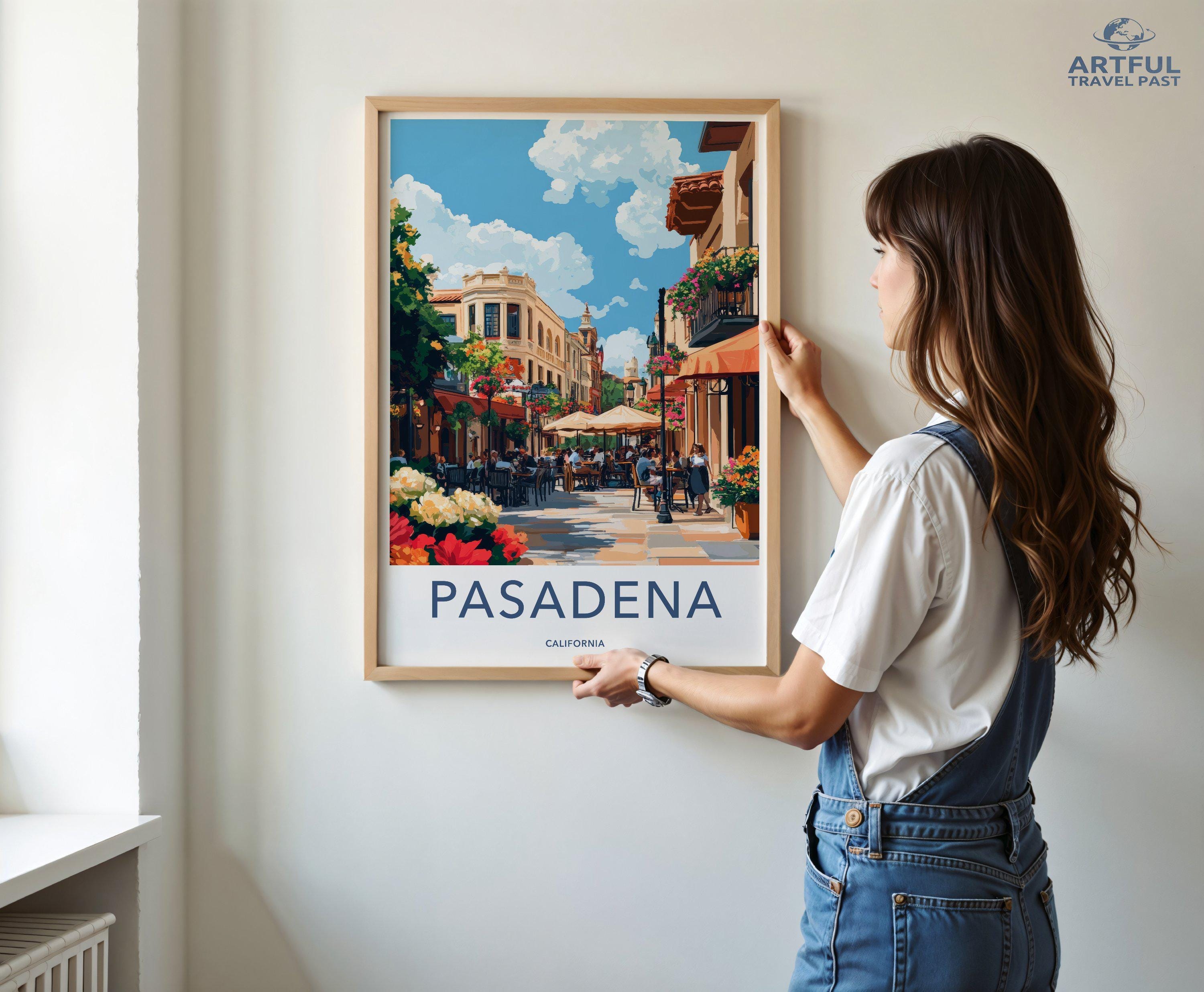 Pasadena Poster - California Wall Art