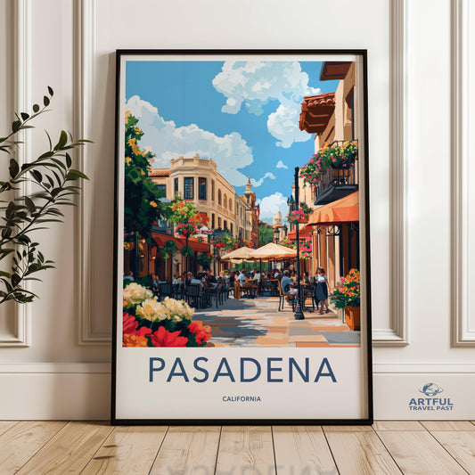 Pasadena Poster - California Wall Art